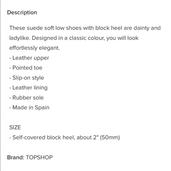 Topshop Suede Block Heels - Picture 5 of 5